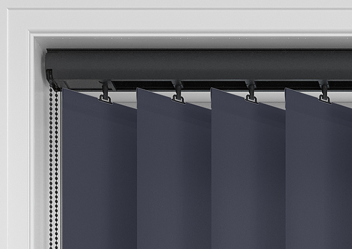 Roma, Night Blue - Vertical Blind - Image 14